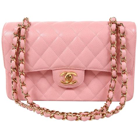 chanel pink classic flap|authentic chanel classic flap bag.